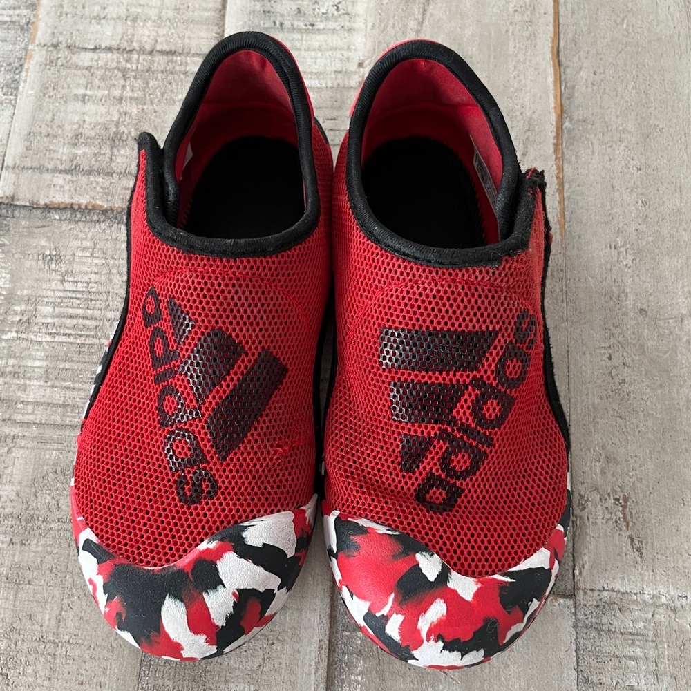 adidas Kids Red and Black Water Shoes
